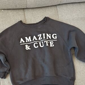 Zara amazing & Cute Kids Sweatshirt - Black